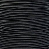 Резинка шнуровая 2мм черный купить в в интернет магазине Москва 