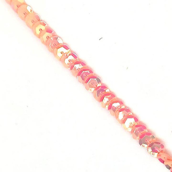 Пайетки на нитке 6 мм розовый 1 (1)