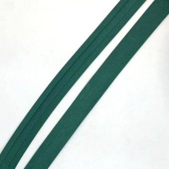 Косая бейка ХБ 15мм зеленый