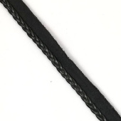 Кант-косичка 15 мм черный купить в в интернет магазине Москва 