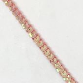 Пайетки на нитке 6 мм розовый 2 купить в в интернет магазине Москва 