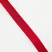 Бархатная тесьма красная 20 мм купить в в интернет магазине Москва 