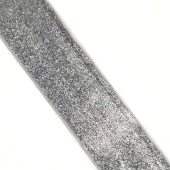 Бархатная тесьма серебро 40 мм купить в в интернет магазине Москва 