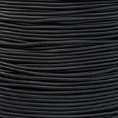 Резинка шнуровая 1мм черный купить в в интернет магазине Москва 