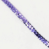 Пайетки на нитке 6 мм фиолетовый купить в в интернет магазине Москва 