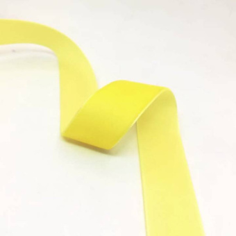 Бархатная тесьма 25 мм желтый