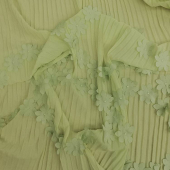 1841-3 шифон плиссе желтый (3)