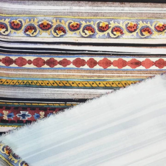 2273-2 Шелк креп стрейч бежевый полоска (2) 2273-2 Шелк креп стрейч бежевый полоска (2)