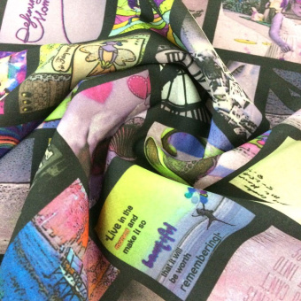 1666-5 вискоза плательная фиолетовый  (2)