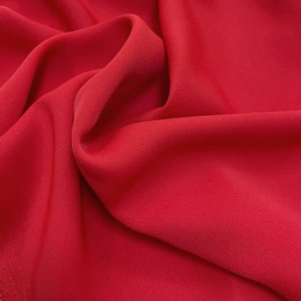 2346-20 Шелк плательный Bella красный  (1)