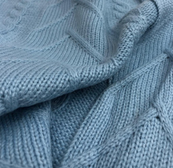 2014-2 трикотаж вязаный голубой (2)