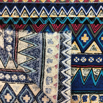 2099-2 лен синий принт (3)