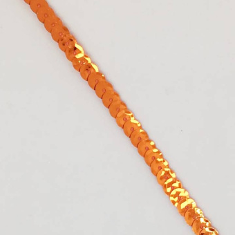 Пайетки на нитке 6 мм оранжевый 1 (1)
