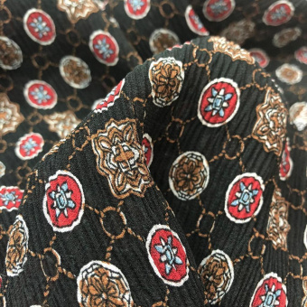 2093-5 шелк креш коричневый принт (2)