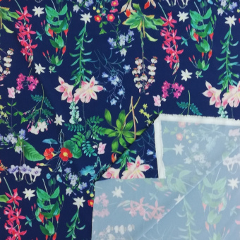 2211-12 вискоза плательная синяя цветы (3)