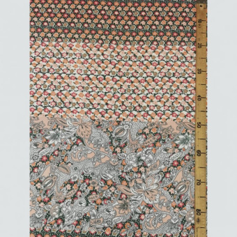 1812-2 креп купон оранжевый цветы (2)