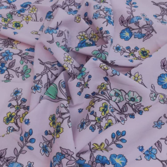 2067-2 вискоза плательная сиреневая цветы (3)
