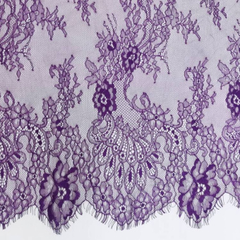 2190-12 гипюр шантильи фиолетовый (2)