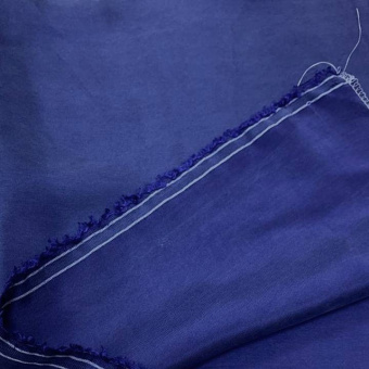 2370-4 Шелк плательный Купро синий (2)