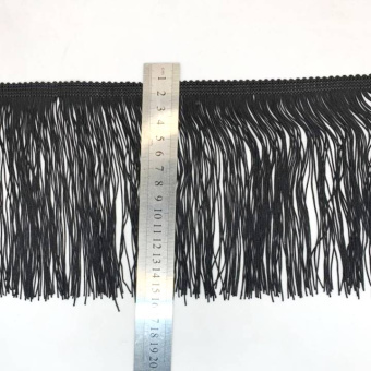 Бахрома 150мм чарная (2)