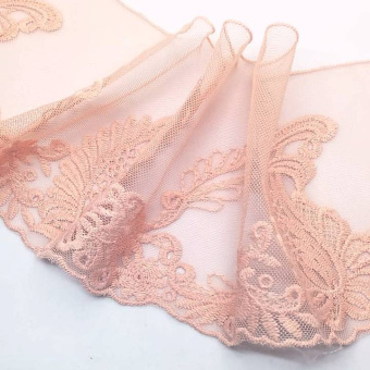 Тесьма кружевная 3060 розовая 