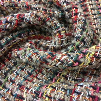 1898-5 трикотаж вязаный красный полоска (1)