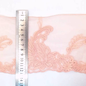 Тесьма кружевная 3060 розовая  (2)