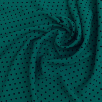 2063-10 вискоза плательная зеленая горох (3)
