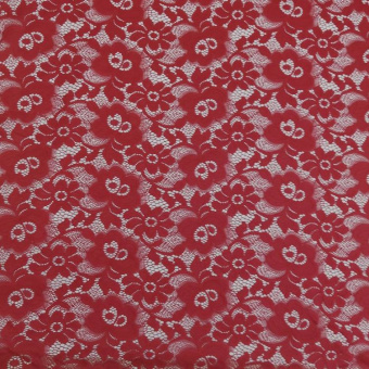 2069-9 гипюр стрейч красный (2)