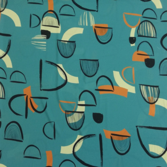 2195-1 креп плательный зеленый принт (1)