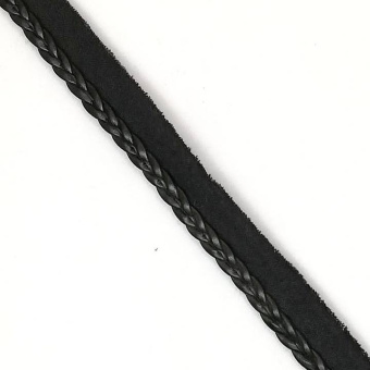 Кант-косичка 15 мм черный (1)