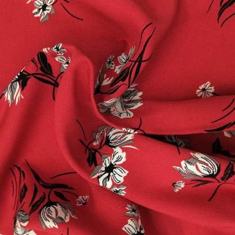 2290-3 вискоза плательная красный цветы (2)