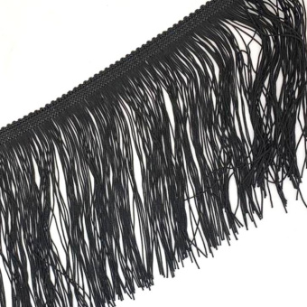 Бахрома 150мм чарная (1)
