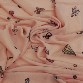 1921-2 креп креш розовый принт (3)