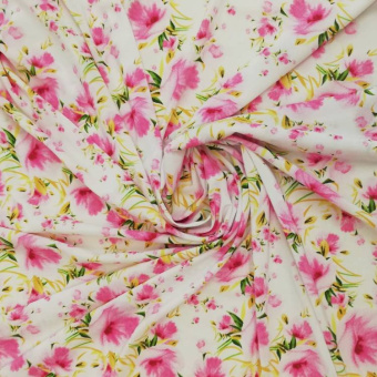 1805-11 вискоза плательная розовый цветок (2)