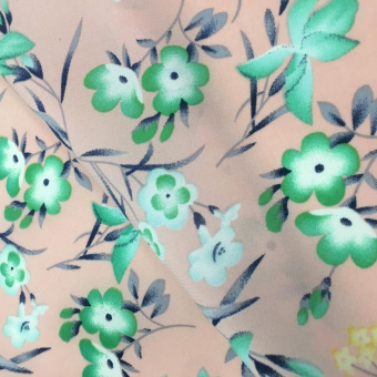 2067-10 вискоза плательная розовая цветы (2)