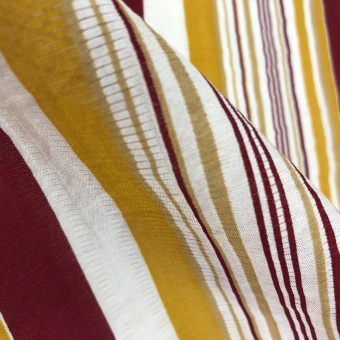 2097-3 хлопок марлевка оранжевый полоска (2)