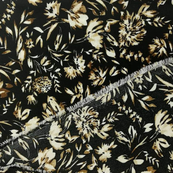 2292-6 креп плательный черный цветы (2)