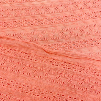 1308-3 хлопок вышивка розовая