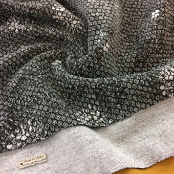 1735-2 трикотаж жаккард серый цветы (2)