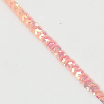 Пайетки на нитке 6 мм розовый 3 (1)