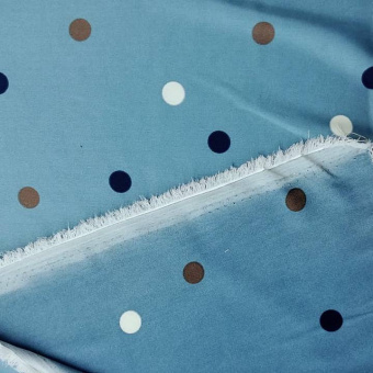 2276-6 шелк стрейч горох голубой