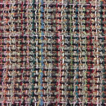 1898-5 трикотаж вязаный красный полоска (2)