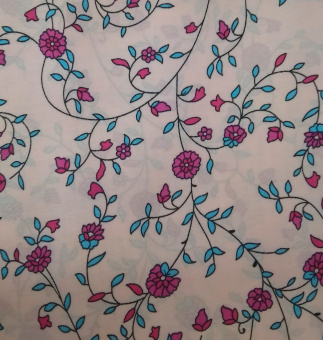 1938-9 вискоза плательная розовая цветы (1)