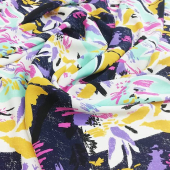 2266-1 вискоза плательная абстракция белый (2)