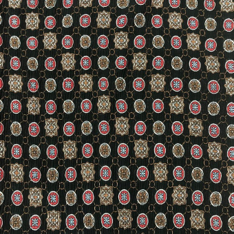 2093-5 шелк креш коричневый принт (1)