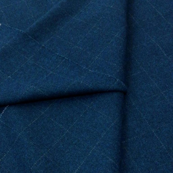 1885-3 шерсть костюмная  синяя (2)