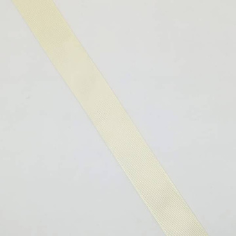 Репсовая лента 25 мм молочный (1)