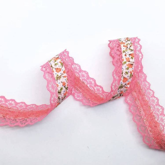 тесьма 1792 тесьма розовая цветок (2)