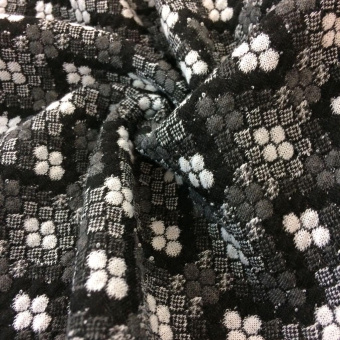 1735-4 трикотаж жаккард серый цветы (3)